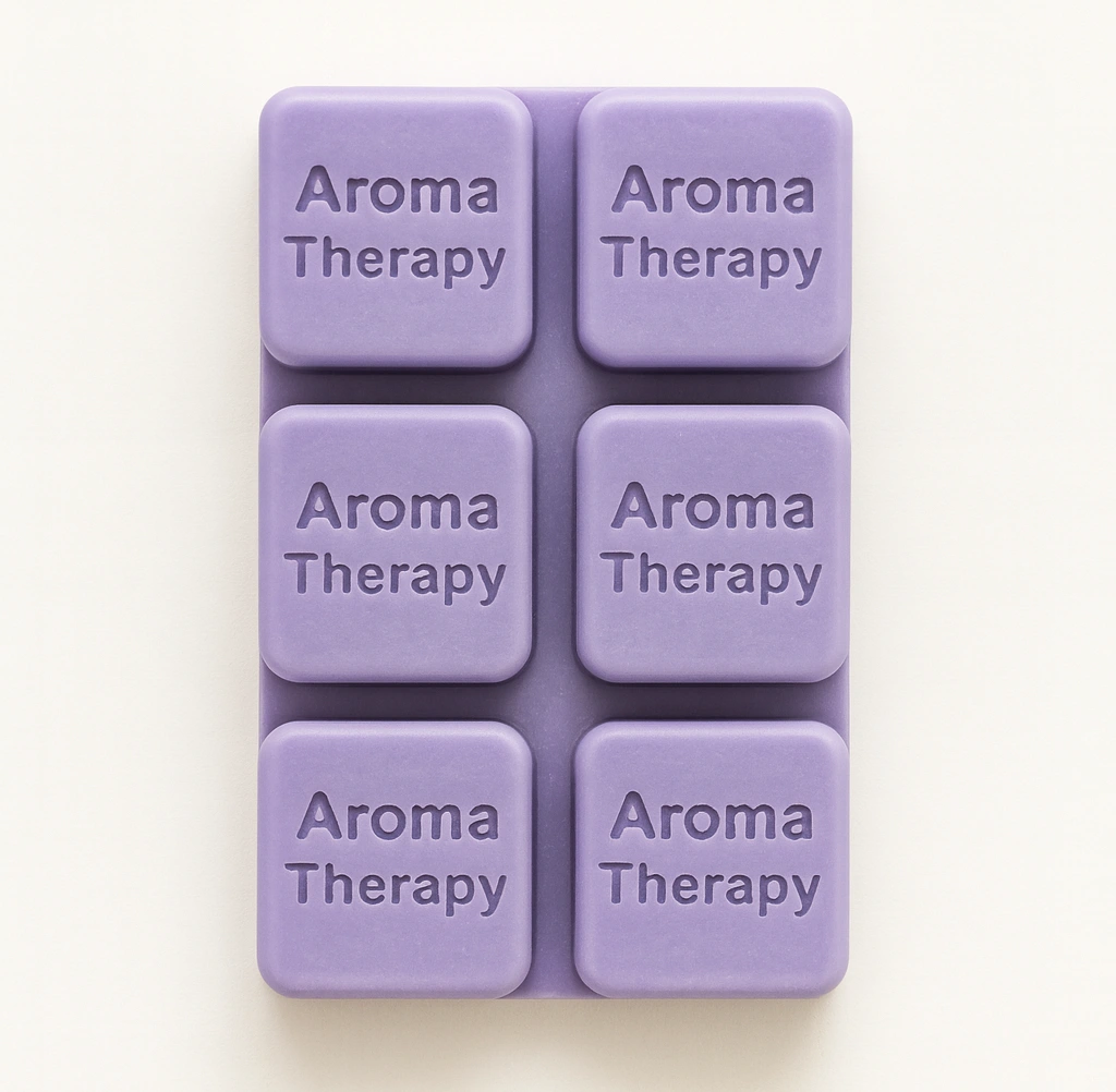 molde-wax-melt-profesional Molde personalizado para velas y wax melts con relieve detallado, apto para producción profesional.