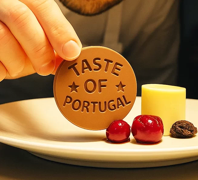 Molde de silicona alimentaria para monedas de chocolate personalizadas con logotipo profesional