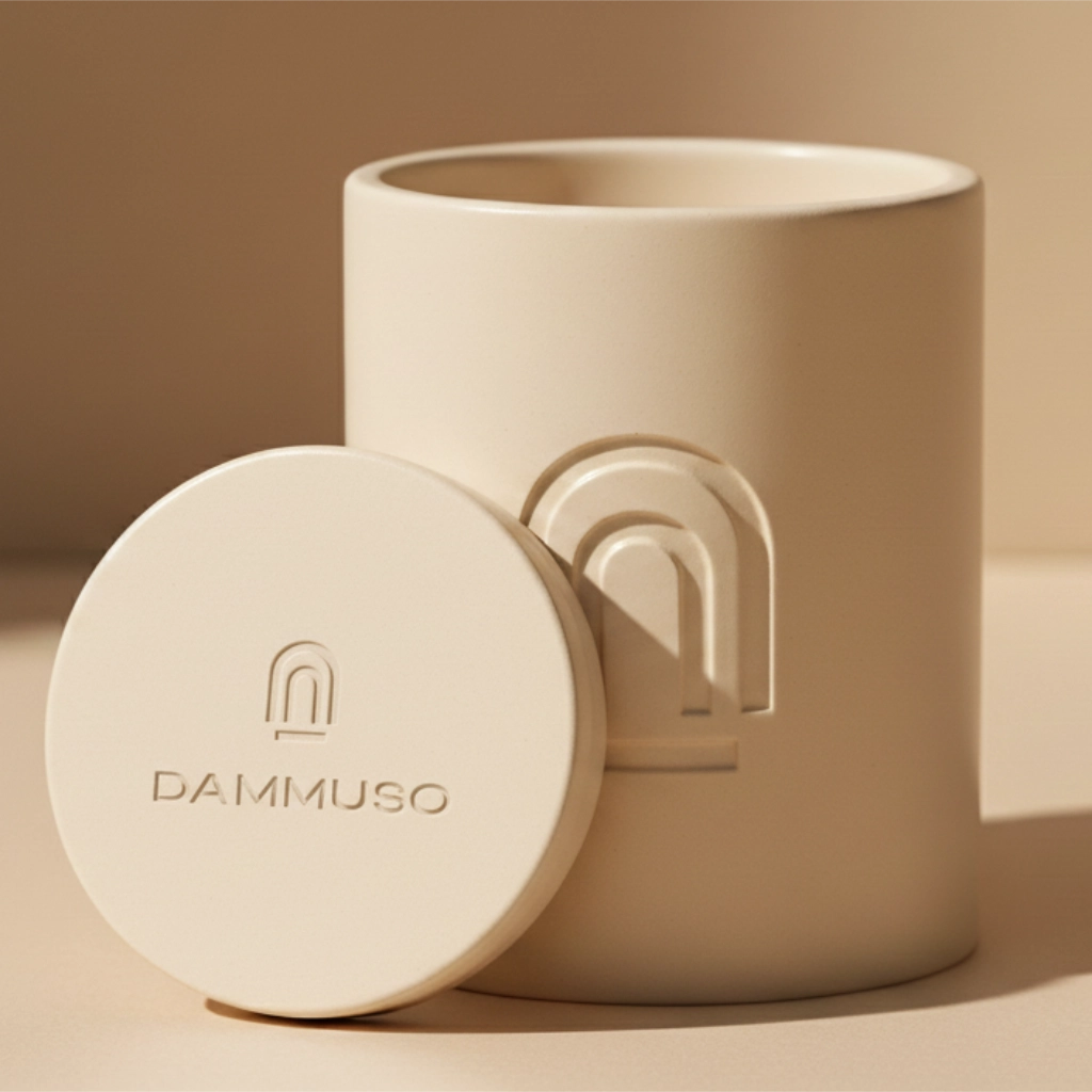 Molde premium para recipientes de cemento personalizados, diseñado para marcas de velas y decoración.